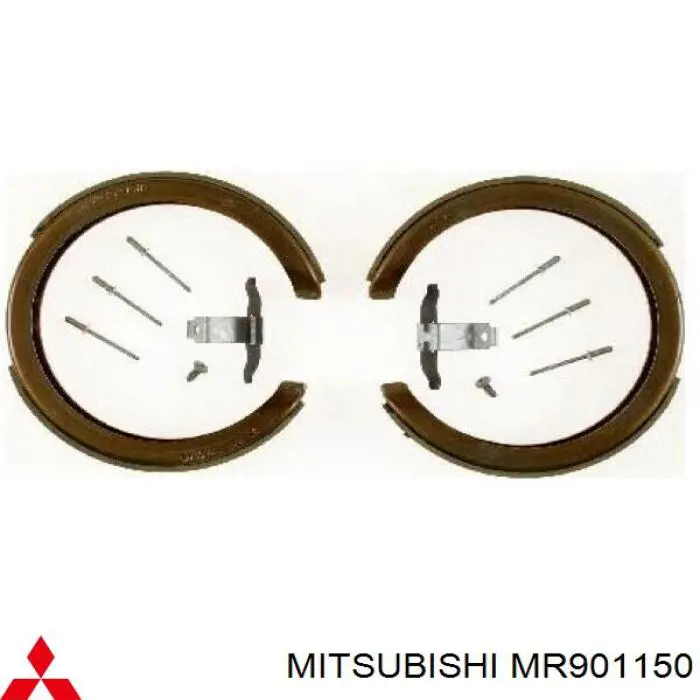 MR901150 Mitsubishi Гальмівні колодки ручника