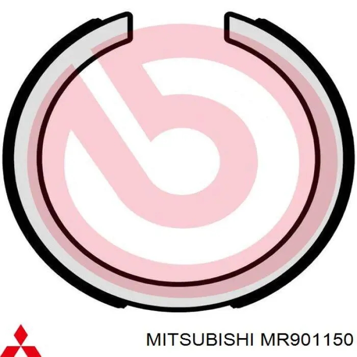 Купити MR901150 Mitsubishi Гальмівні колодки гальма стоянки