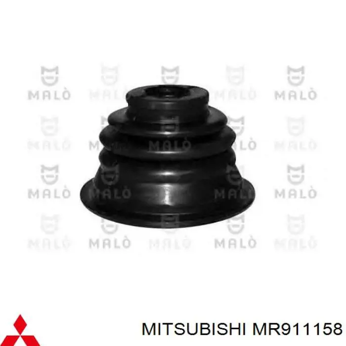 Пильник шарніра кутових швидкостей внутрішній передній лівий Mitsubishi MR911158 ціна, від 14.41 USD