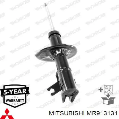 Амортизатор передній, правий MR913131 Mitsubishi