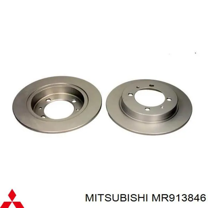 Задні дискові гальма Mitsubishi MR913846 ціна, від 20.67 USD