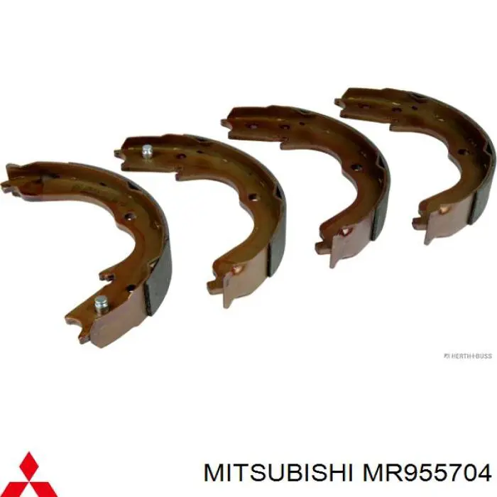 Купити MR955704 Mitsubishi Гальмівні колодки гальма стоянки