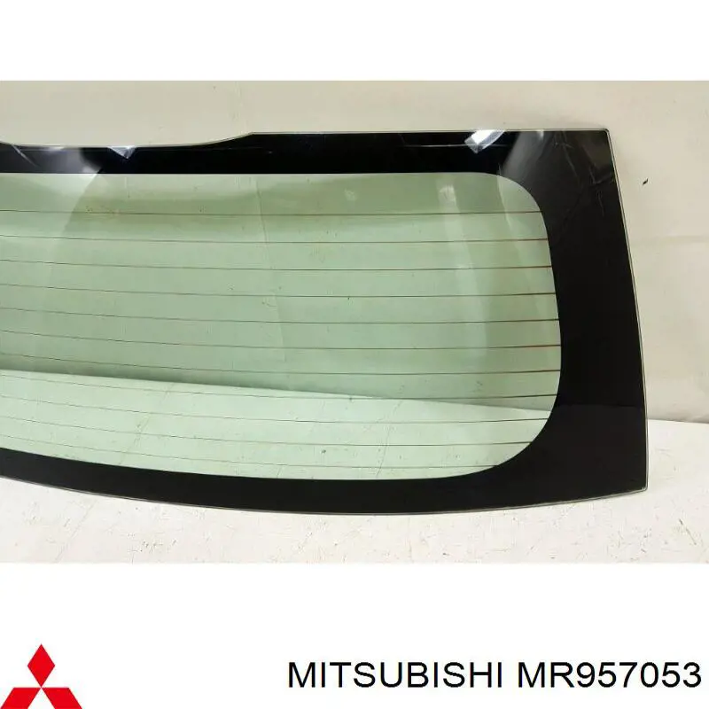 MR957116 Mitsubishi скло заднє, 3/5-й двері (ляди)