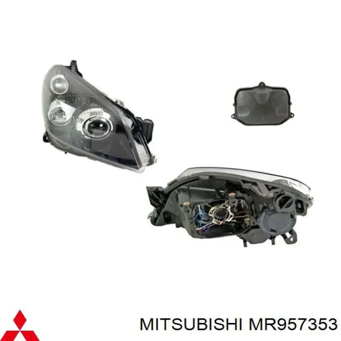 Фара ліва MR957353 Mitsubishi