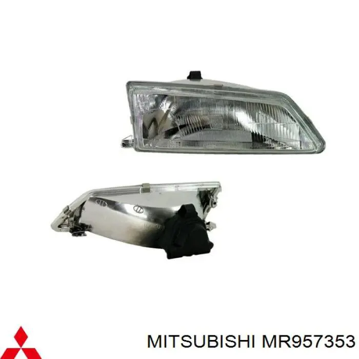 Купити MR957353 Mitsubishi Основна фара в зборі ліва