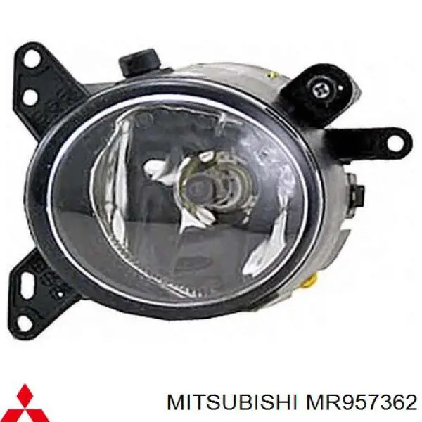 Права протитуманні фари Mitsubishi MN186266