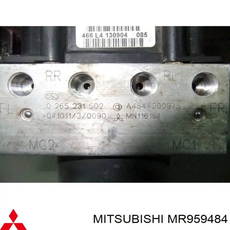 Купити MR959484 Mitsubishi Механізм склопідіймача двері задньої, правої