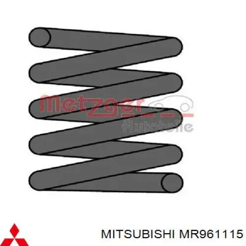 Купити MR961115 Mitsubishi Гвинтова пружина підвіска