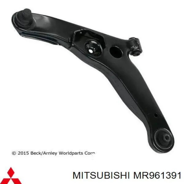 Важіль передньої підвіски нижній, лівий MR961391 Mitsubishi