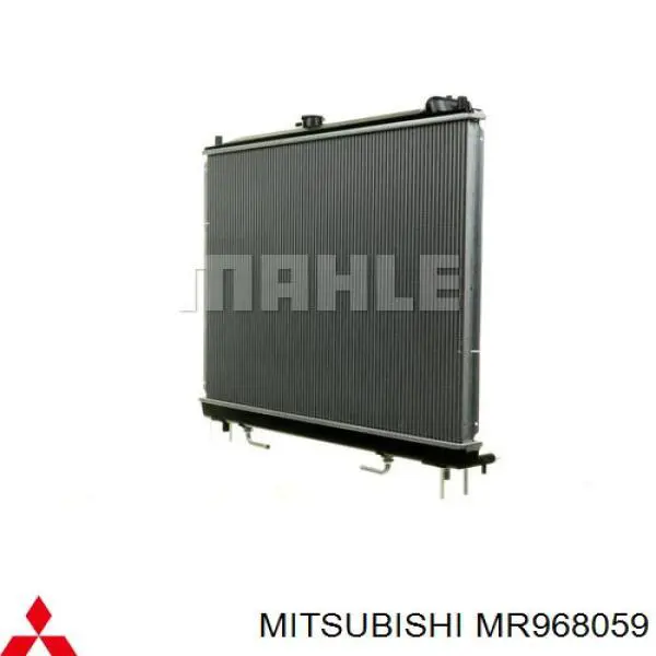 Радіатор MR968059 Mitsubishi