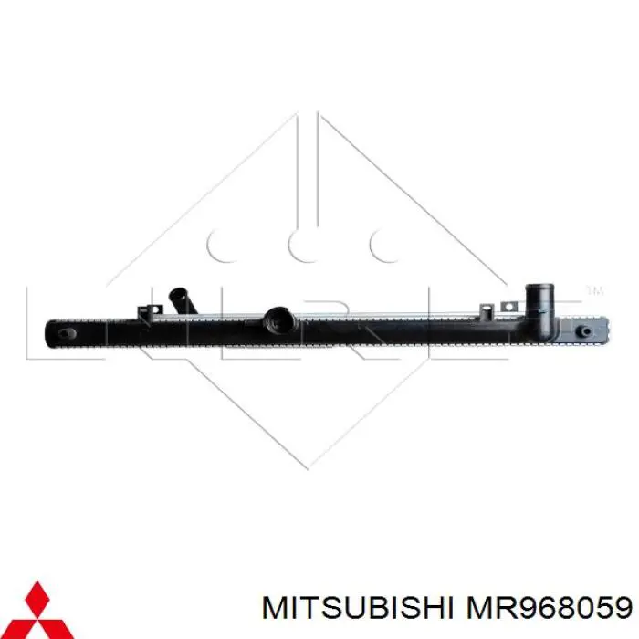Купити MR968059 Mitsubishi Радіатор двигуна