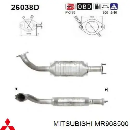  MR968500 Mitsubishi