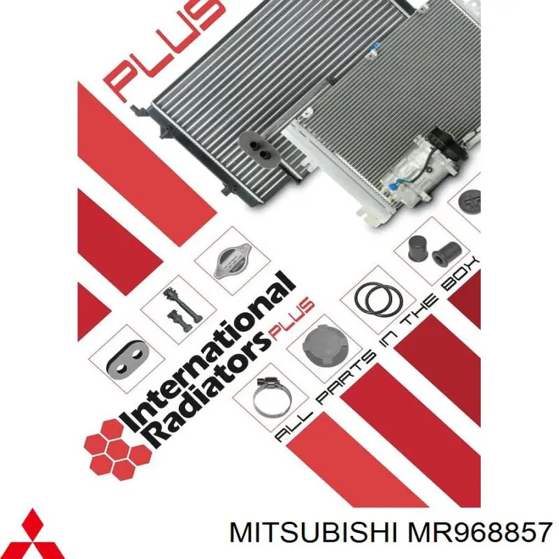 Радіатор MR968857 Mitsubishi