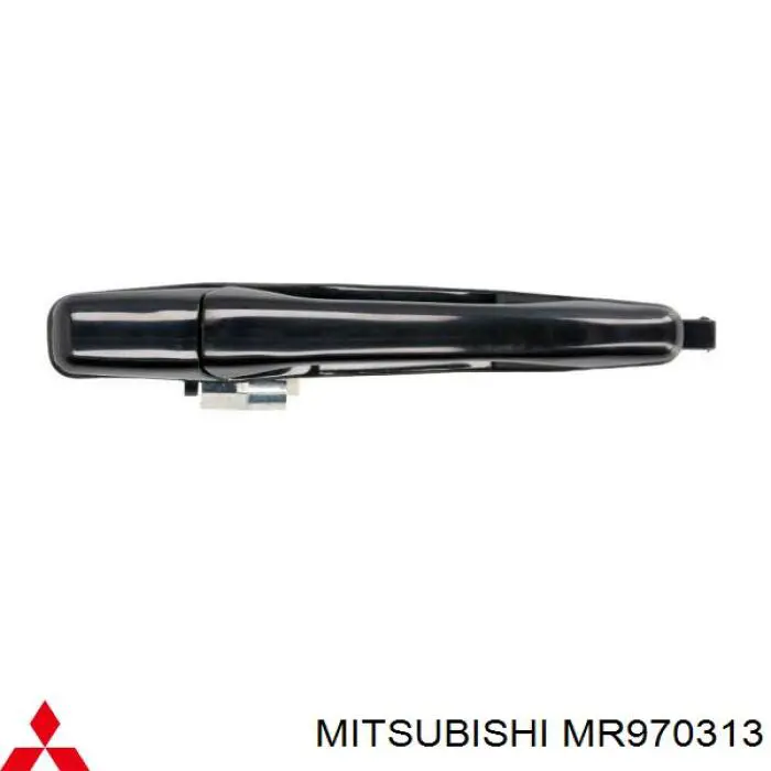 Ручка задньої двері зовнішня ліва Mitsubishi Outlander (CU) (Міцубісі Аутлендер)