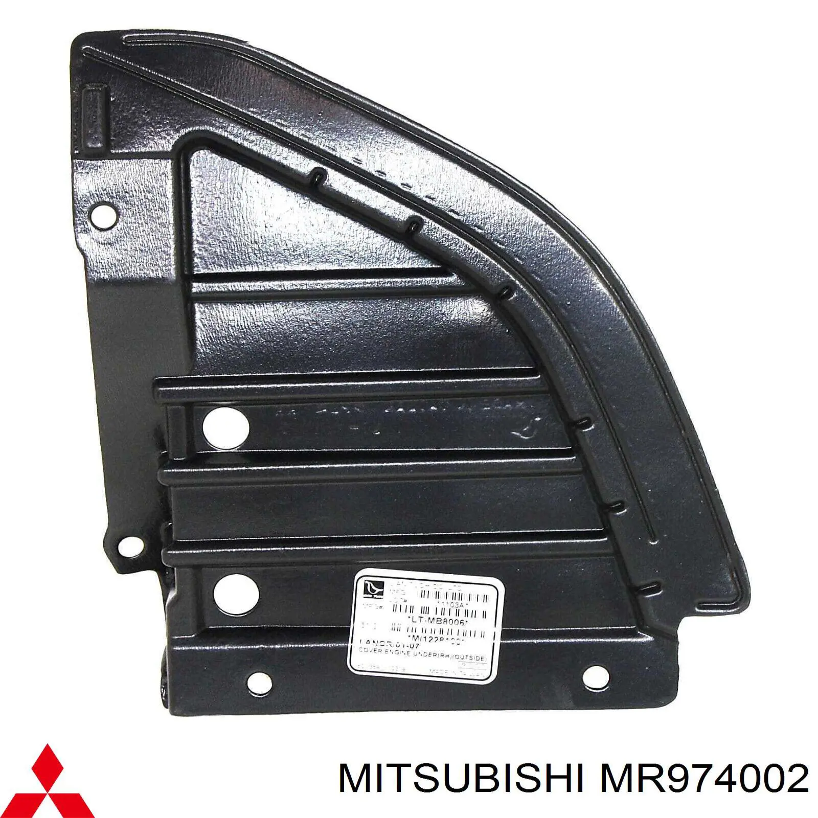 Захист двигуна, лівий Mitsubishi MR974002 ціна, від 8.87 USD