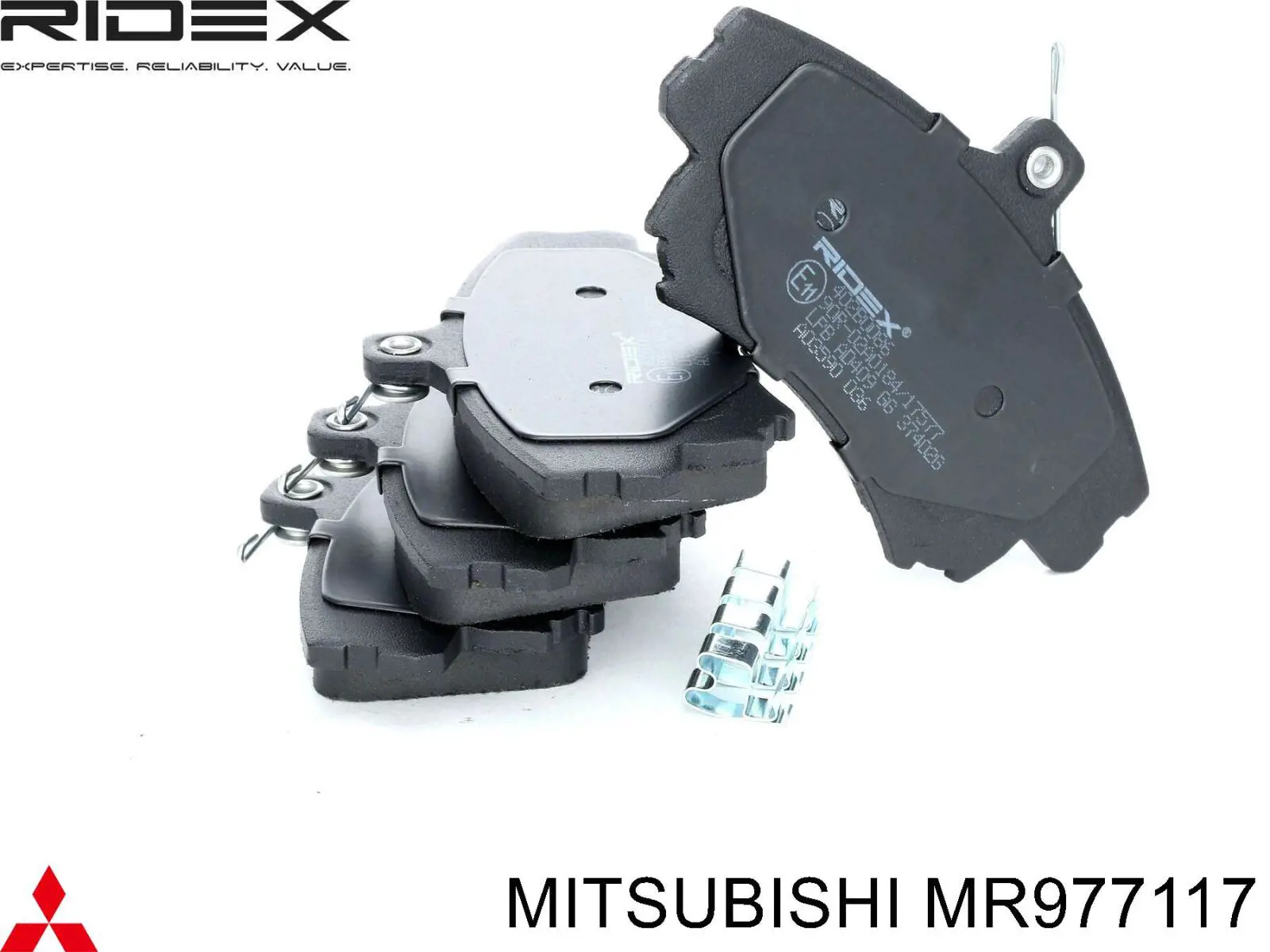 Гальмівні колодки Mitsubishi MR977117 ціна, від 22.29 USD
