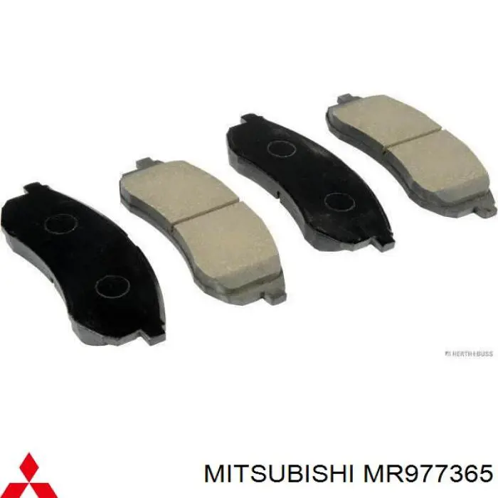 Гальмівні колодки Mitsubishi MR977365 ціна, від 25.04 USD