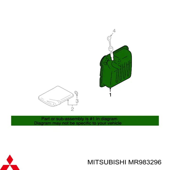 Піддон АКПП Mitsubishi MR983296 ціна, від 78.05 USD