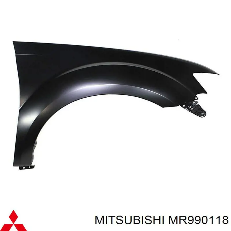 Крило переднє праве Mitsubishi MR990118 ціна, від 126.69 USD