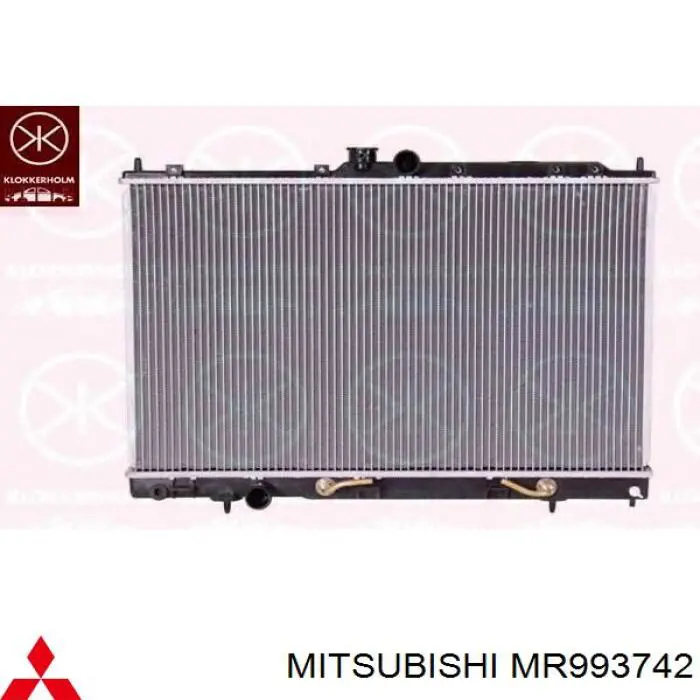 Купити MR993742 Mitsubishi Радіатор двигуна