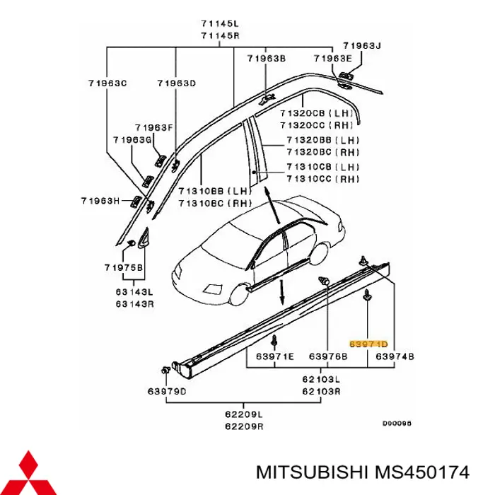 MS450174 Mitsubishi 