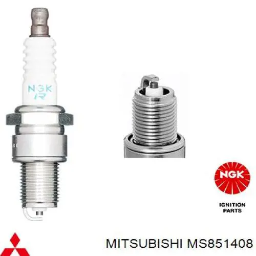 Свічки автомобільні Mitsubishi MS851408 ціна, від 3.08 USD