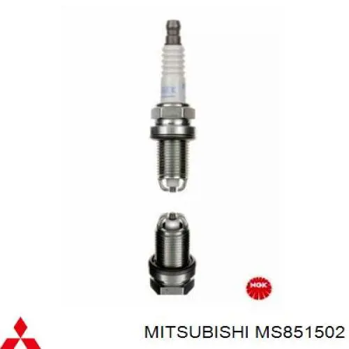 Свічки автомобільні Mitsubishi MS851502 ціна, від 13.84 USD