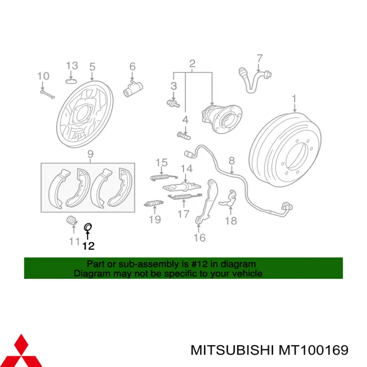 MT100169 Mitsubishi 