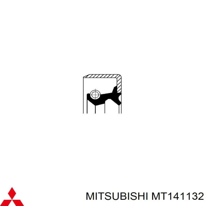 Сальник передньої маточини Mitsubishi Space Gear (PA, B, DV, W) (Міцубісі Спейс гір)