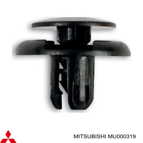 MU000319 Mitsubishi пістон (кліп кріплення підкрилки переднього крила)