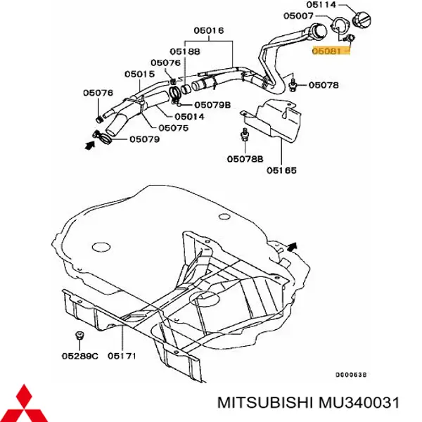  Mitsubishi MB400510 ціна, від 2.66 USD