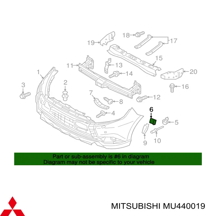  MU440019 Mitsubishi