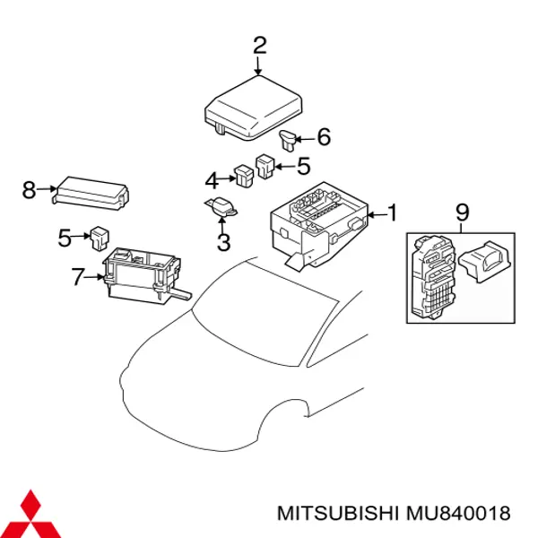 Запобіжник Mitsubishi MU840018 ціна, від 2.53 USD
