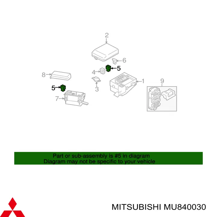 MU840030 Mitsubishi Запобіжник