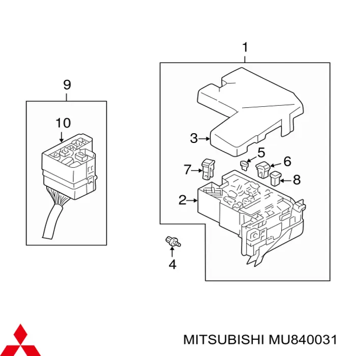 Запобіжник Mitsubishi MU840031 ціна, від 2.53 USD