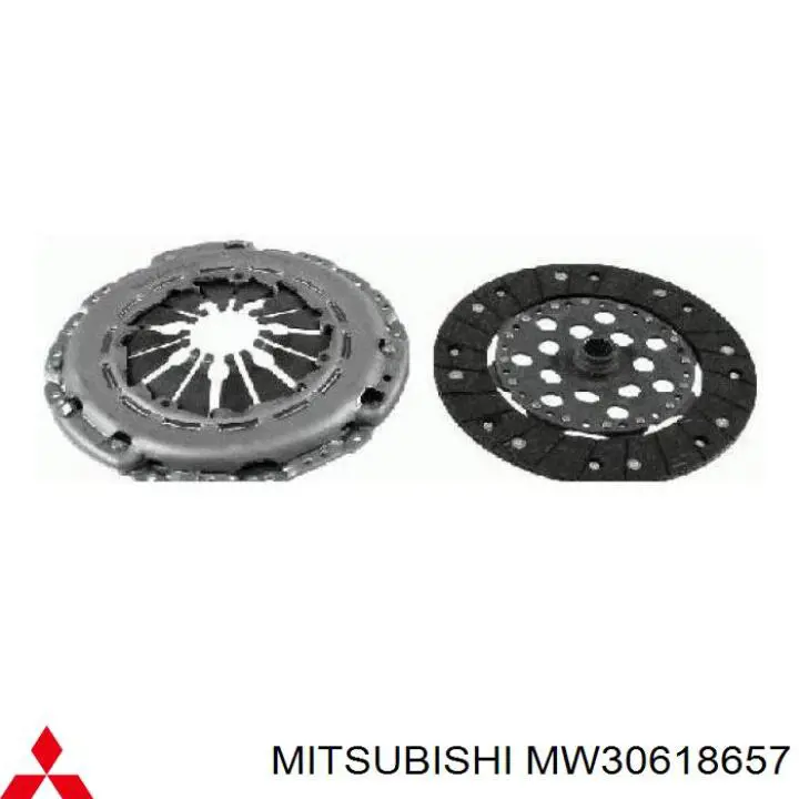 MW30618657 Mitsubishi комплект зчеплення (3 частини)