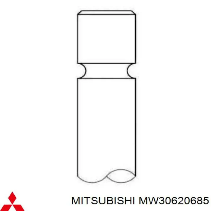 MW30620685 Mitsubishi клапан впускний