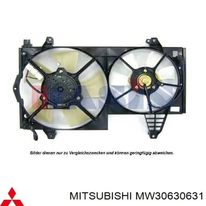 MW30630631 Mitsubishi вентилятор/крильчатка радіатора охолодження