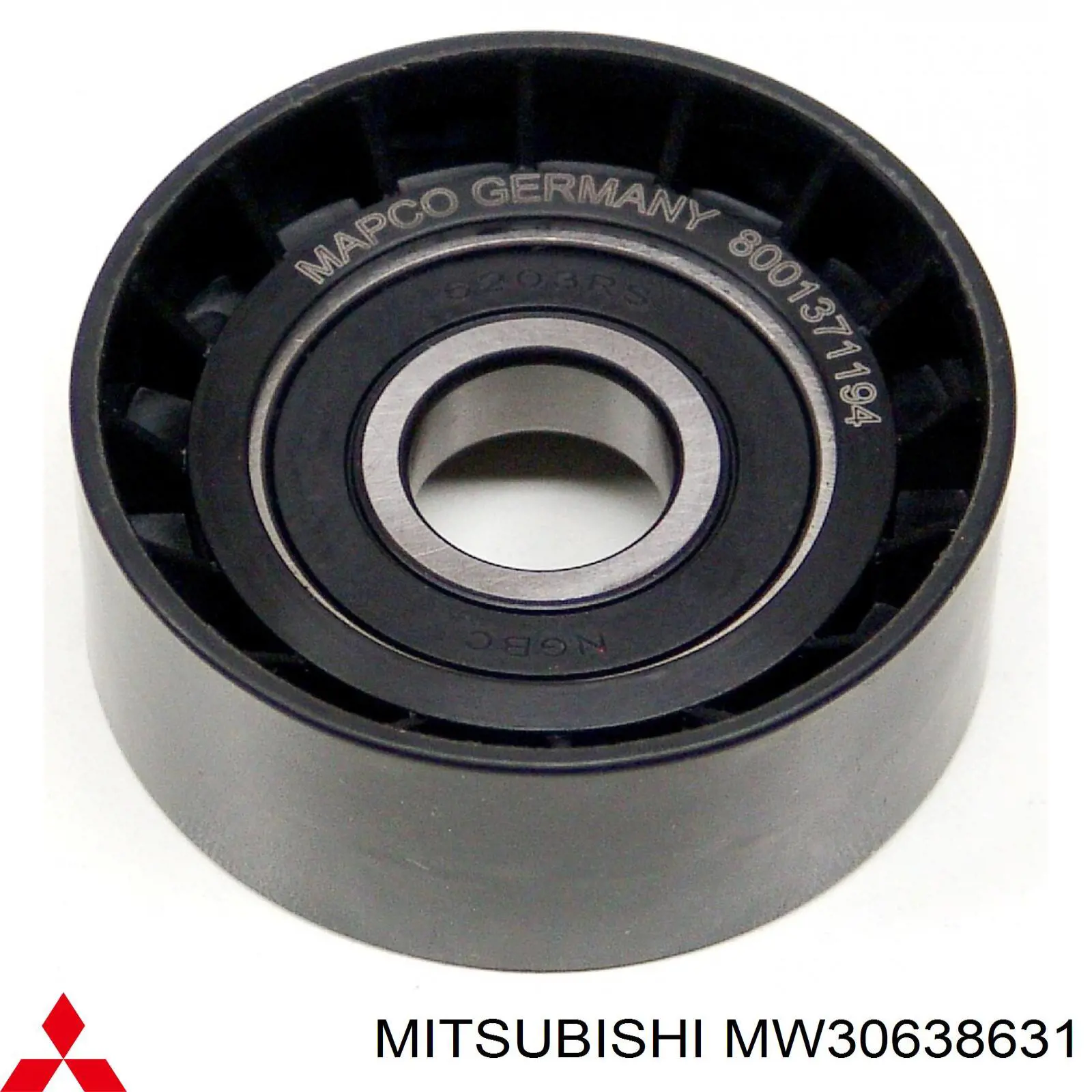 Ролик приводного ременя, паразитний MW30638631 Mitsubishi