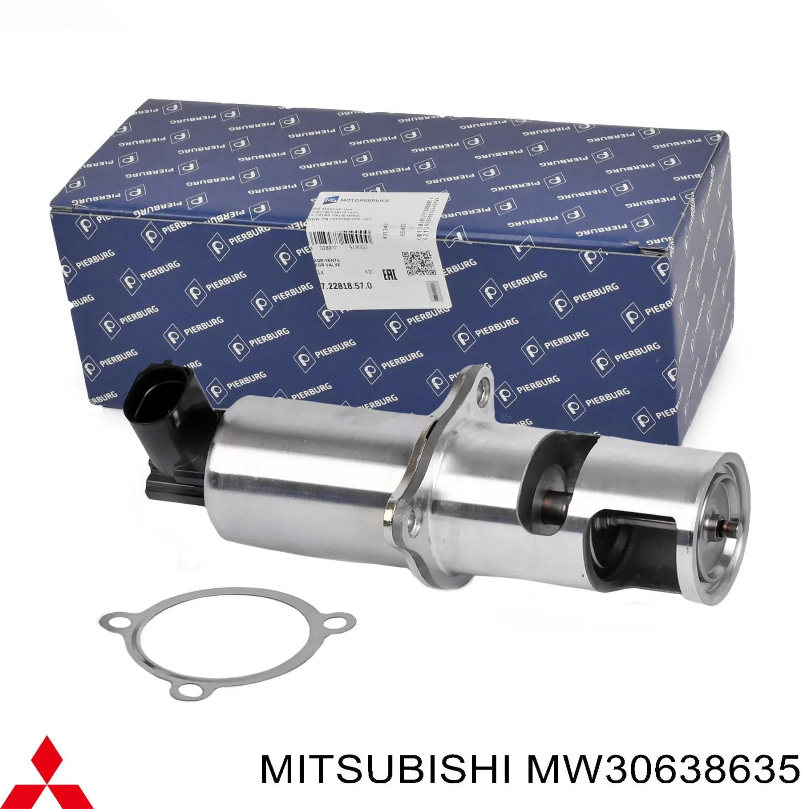 Клапан EGR, рециркуляції газів MW30638635 Mitsubishi