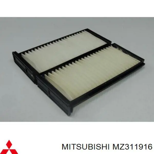 Фільтр повітряний обігрівача Mitsubishi MZ311916 ціна, від 7.12 USD