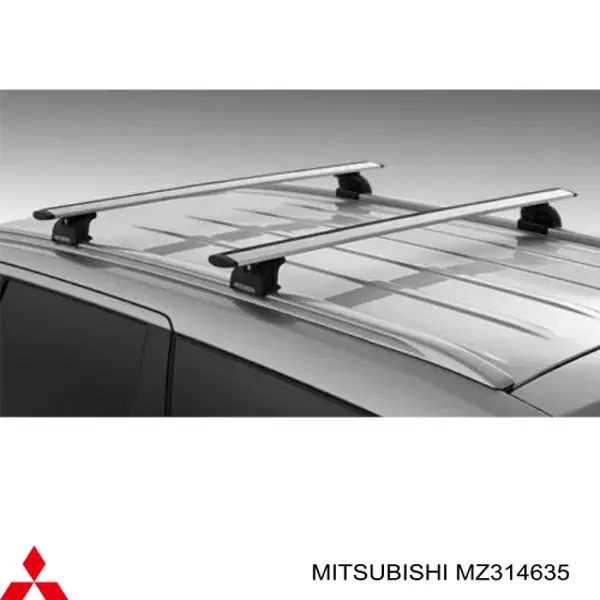  Поперечки багажника даху, комплект Mitsubishi Outlander 3