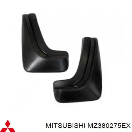 Бризковики задні, комплект на Mitsubishi Lancer IX CSW