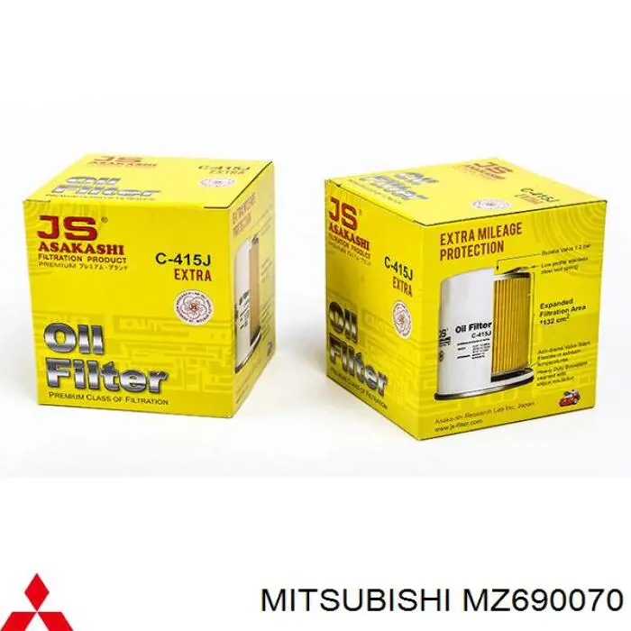 MZ690070 Mitsubishi Фільтр масла