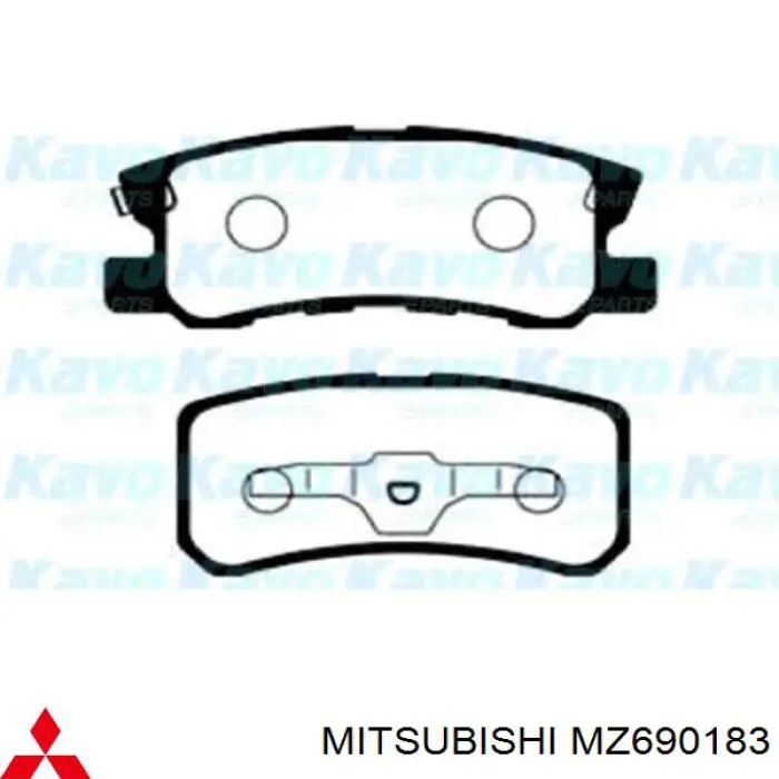 Купити MZ690183 Mitsubishi Задні колодки