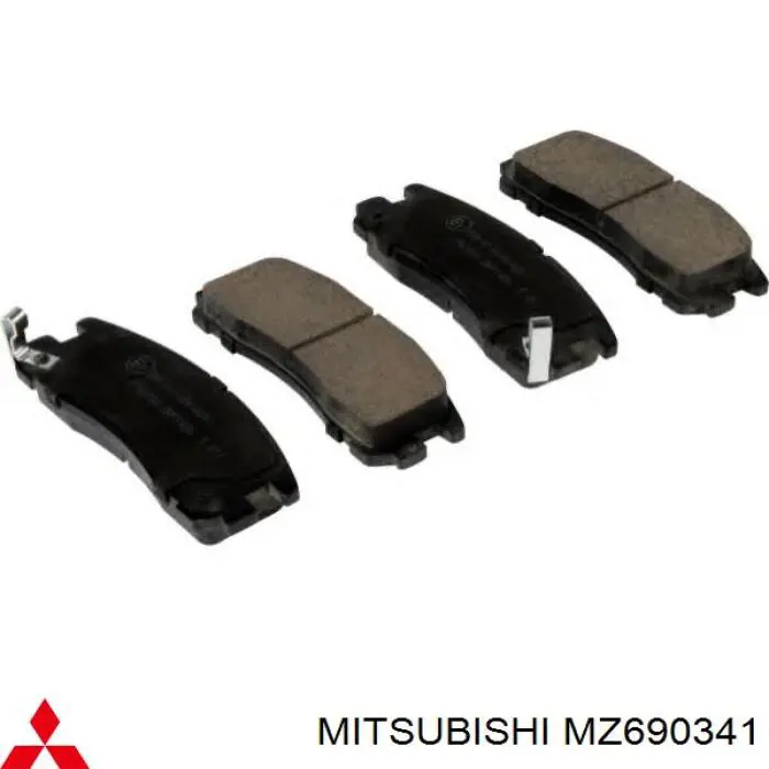 Купити MZ690341 Mitsubishi Задні колодки