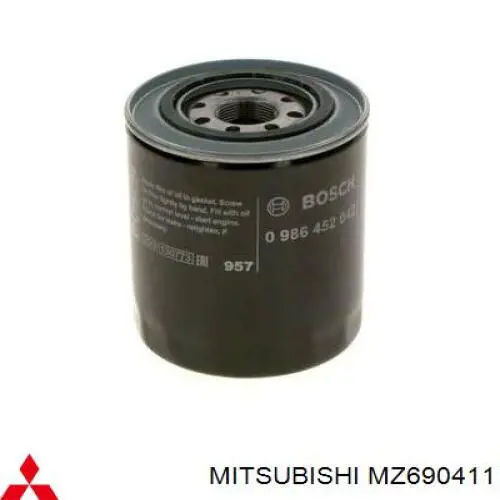Купити MZ690411 Mitsubishi Фільтр очищення масла відцентровий