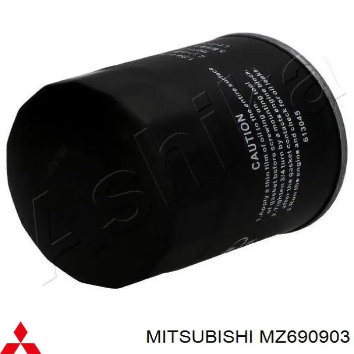Масляний фільтр двигуна Mitsubishi MZ690903 ціна, від 6.72 USD