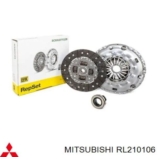 Комплект зчеплення (3 частини) RL210106 Mitsubishi