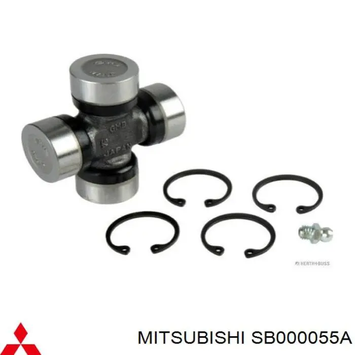 Хрестовина карданного валу, переднього Mitsubishi SB000055A ціна, від 10.36 USD